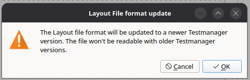 Layout file format update