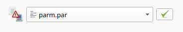 Parameter set widget