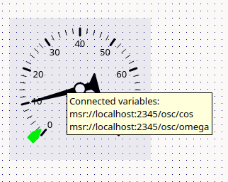 Tooltip with connected variables